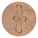 DAROUND 601 BZ SH BZ Bronze Scroll Shimmer Bronze Background